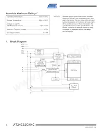 AT24C64CY6-YH-T Datasheet Pagina 2