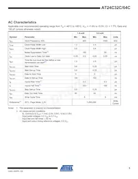 AT24C64CY6-YH-T Datasheet Pagina 5