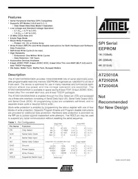 AT25040AY6-10YH-1.8 Datasheet Copertura