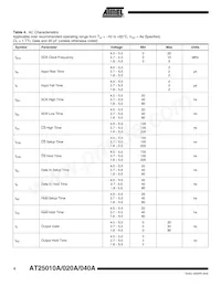 AT25040AY6-10YH-1.8 Datasheet Page 4