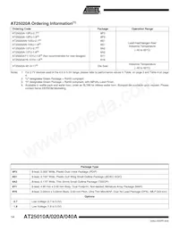 AT25040AY6-10YH-1.8 Datasheet Page 14