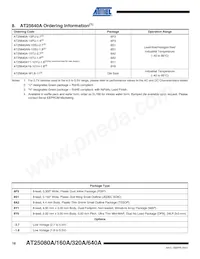 AT25320AY6-10YH-1.8 Datasheet Pagina 18