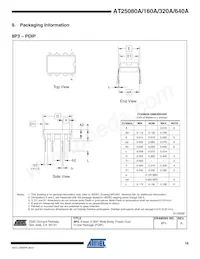 AT25320AY6-10YH-1.8數據表 頁面 19