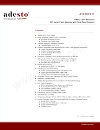 AT25DF011-MAHN-Y Datasheet Copertura