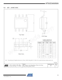 AT93C66AW-10SU-2.7 Datasheet Pagina 15