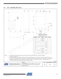 AT93C66AW-10SU-2.7 Datenblatt Seite 17