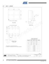 AT93C66AW-10SU-2.7 Datasheet Pagina 20