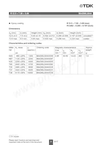 B64290L0044X037 Datasheet Pagina 2