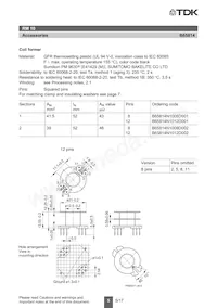 B65813D0400A048 Datasheet Pagina 5