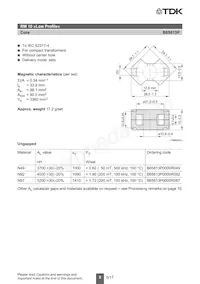 B65813D0400A048 Datasheet Pagina 9