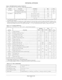 CAT24C03ZI-GT3數據表 頁面 3