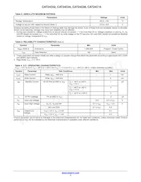 CAT24C04WI-GT3JN數據表 頁面 3