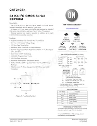 CAT24C64YI-GT3JN Datenblatt Cover