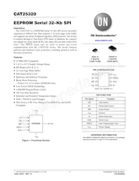 CAT25320YE-GT3 Datenblatt Cover