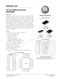 CAT28C16AXI-90T數據表 封面