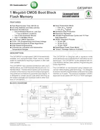 CAT28F001LI-12T Datasheet Cover