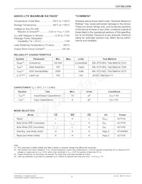 CAT28LV256GI-25T Datenblatt Seite 3