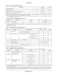 CAT34C02VP2I-GT4數據表 頁面 2