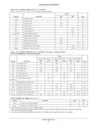 CAT93C56XI-T2 Таблица данных Страница 4