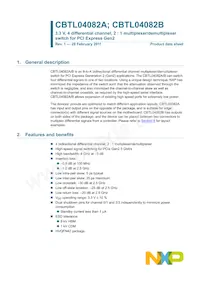 CBTL04082BBS Datasheet Copertura