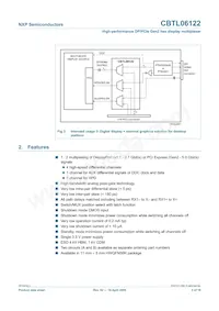 CBTL06122BHF Datasheet Pagina 3