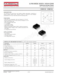 CNW139S Datenblatt Cover