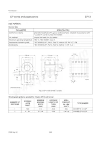 CSHS-EP13-1S-10P-T Datasheet Pagina 5