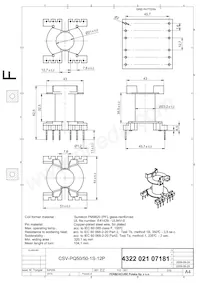 CSV-PQ50/50-1S-12P Datasheet Copertura