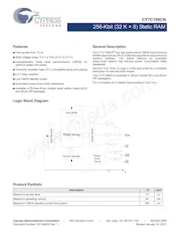 CY7C199CNL-15VXIT數據表 封面