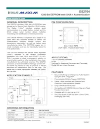 DS2704G+T&R Datenblatt Cover