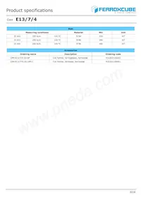 E13/7/4-3F36-G200 Datasheet Pagina 2