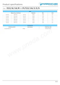 E22/6/16/R-4F1-A160-P Datasheet Page 3