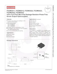 FODM3052R2V_NF098數據表 封面