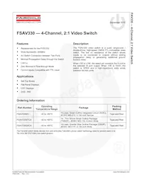 FSAV330MTCX數據表 頁面 2