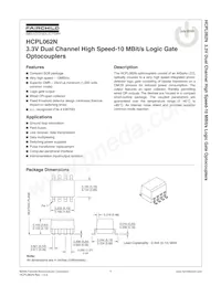 HCPL062NR1數據表 頁面 2