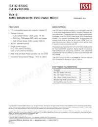 IS41LV16100C-50KLI-TR Datasheet Cover