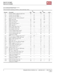 IS41LV16100C-50KLI-TR Datasheet Page 8