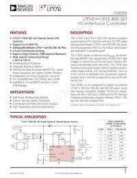 LT4293HMS#TRPBF Datasheet Copertura