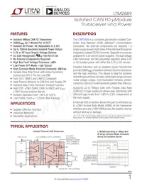 LTM2889HY-3#PBF Datenblatt Cover