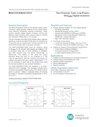 MAX12935BAWE+T Datasheet Cover