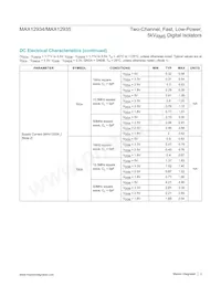 MAX12935BAWE+T Datasheet Page 3