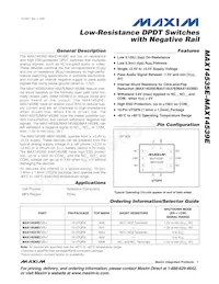 MAX14539EEVB+T Datenblatt Cover