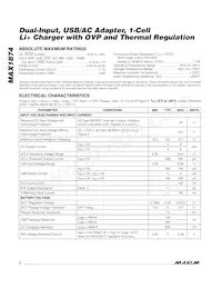 MAX1874ETE+T Datasheet Pagina 2