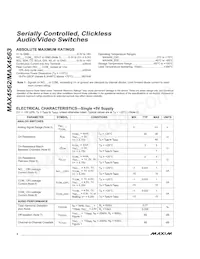 MAX4562EEE+TG05 Datasheet Pagina 2