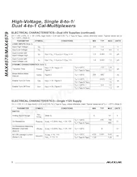 MAX4578CWP+T Datasheet Pagina 6