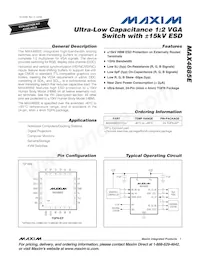 MAX4885EETG+TCK2 Datenblatt Cover