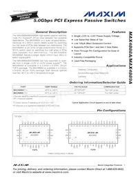 MAX4888AETI+TG3U Datenblatt Cover