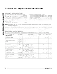 MAX4888AETI+TG3U Datasheet Pagina 2