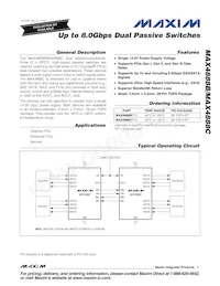 MAX4888BETI+TG3U Datasheet Cover