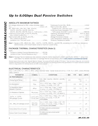 MAX4888BETI+TG3U Datasheet Pagina 2